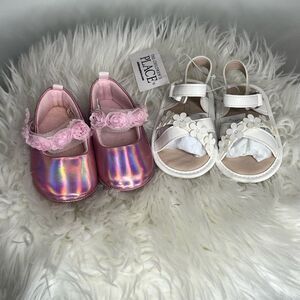 Baby girl shoe bundle size 6-9 months
